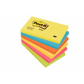 3M Post-it Notizen 76 x 127 mm, Energetic - 6er Pack