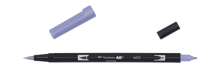 Tombow Marker ABT Dual Brush 603 Periwinkle