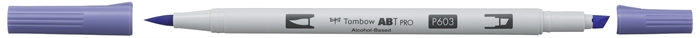 Tombow Marker Alkohol ABT PRO Dual Brush 603 Fliederblau