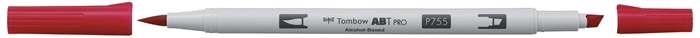 Tombow Marker Alkohol ABT PRO Dual Brush 755 Karminrot