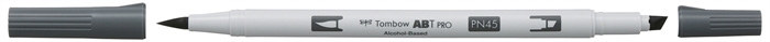 Tombow Marker alcohol ABT PRO Dual Brush N45 kühlgrau 10.