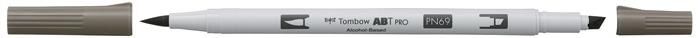 Tombow Marker Alkohol ABT PRO Dual Brush N69 warm grey 4