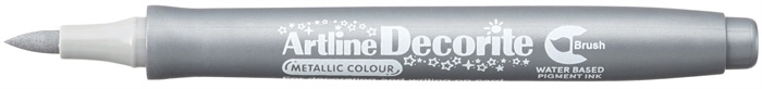 Artline Decorite Brush Silver