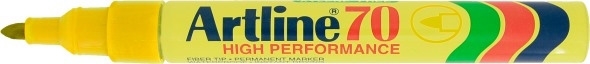 Artline Marker 70 Permanent 1.5 Gul