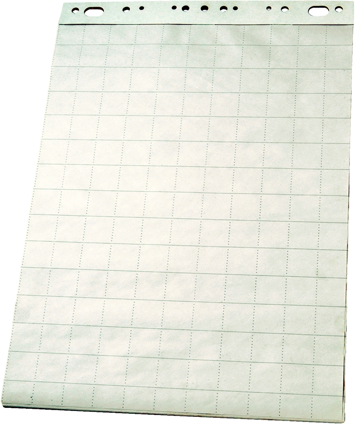 Esselte Flipchart Block 50 Blätter 65x95,5 Quadrat 60g