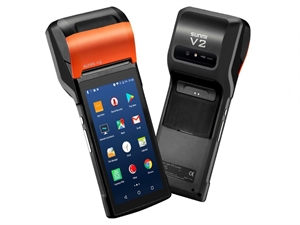 SUNMI, V2s, USB-C, BT, Wi-Fi, 4G, NFC, GPS, Android
