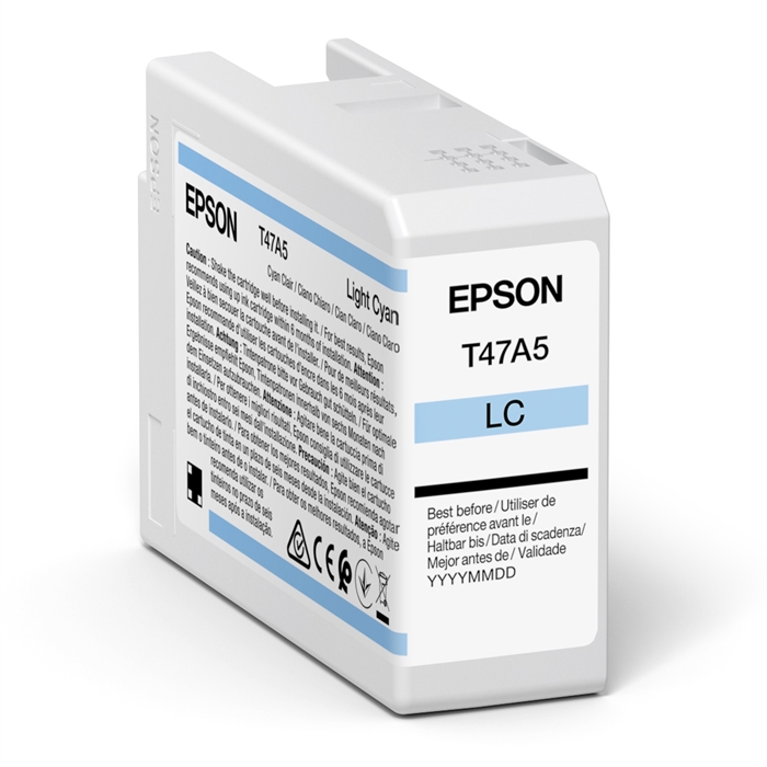 Epson Light Cyan 50 ml Tintenpatrone T47A5 - Epson SureColor P900