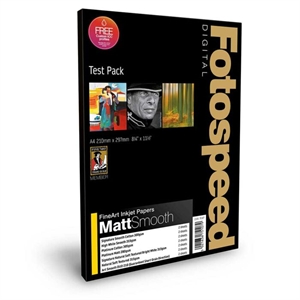 Fotospeed Fine Art Matt Smooth A4 Test Pack, 18 Blatt