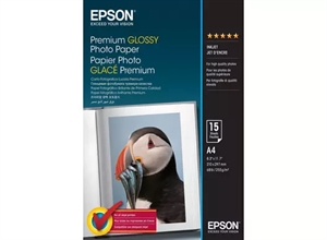 Epson Premium Glossy Fotopapier 255 g/m² - A4 - 15 Blatt