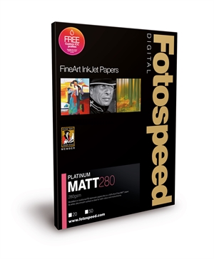 Fotospeed Platinum Matt 280 g/m² - A2, 25 Blatt