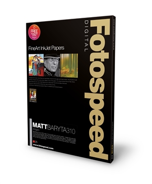 Fotospeed Matt Baryta 310 g/m² - A3, 25 Blatt