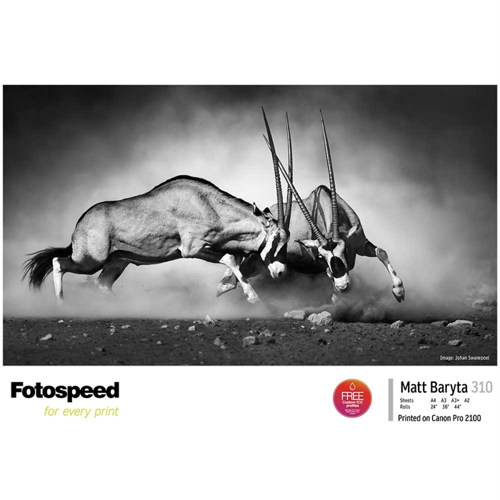 Fotospeed Matt Baryta 310 g/m² - 44" x 15 Meter